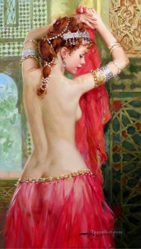 Odalisque pres de la fenetre Impressionist nude Oil Paintings
